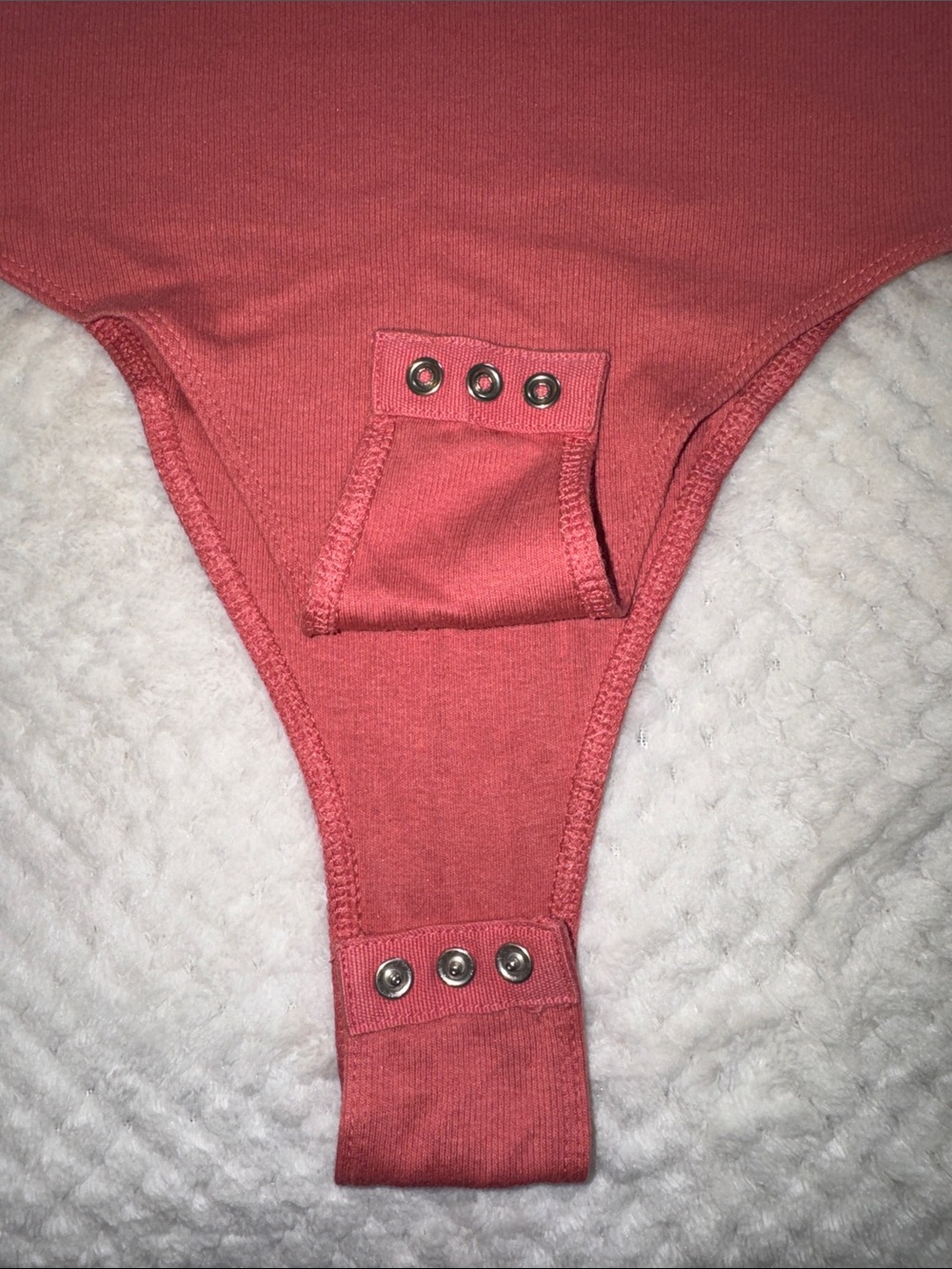 🌸 NWOT A New Day Ribbed Bodysuit – Women’s Small | Rose Pink Sleeveless Bodysuit - Picture 3 of 6